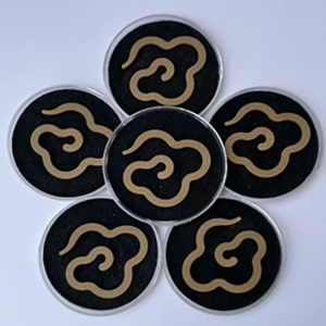 artisan kynam agarwood "auspicious cloud" burning slabs (10 pcs)
