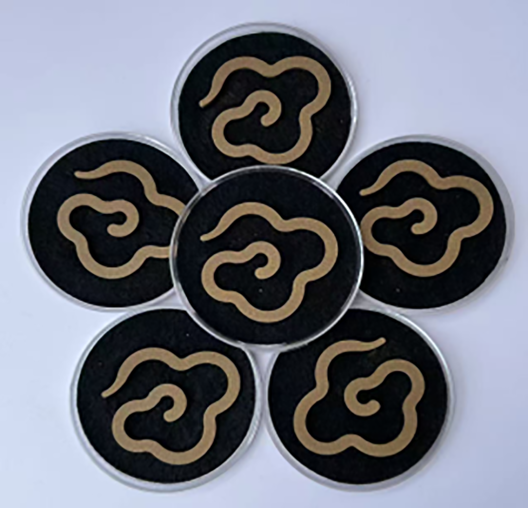 artisan kynam agarwood "auspicious cloud" burning slabs (10 pcs) artisan kynam agarwood "auspicious cloud" burning slabs (10 pcs)